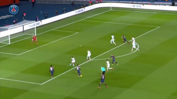 Paris Saint-Germain's eight goals vs Dijon in the 2017-18 season
